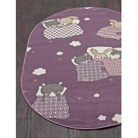 Российский ковер Софит 2922 Purple овальный
